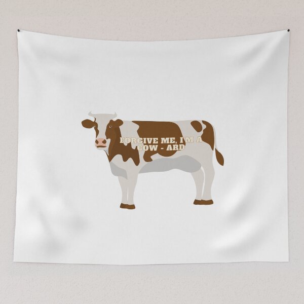 Item preview, Forgive Me, I'm a Cow-Ard designed and sold by OldSoulInspired.