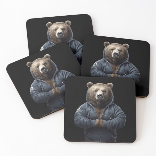 Item preview, Bruiser Bear, The Grizzly Coach designed and sold by BrushstrokesA.