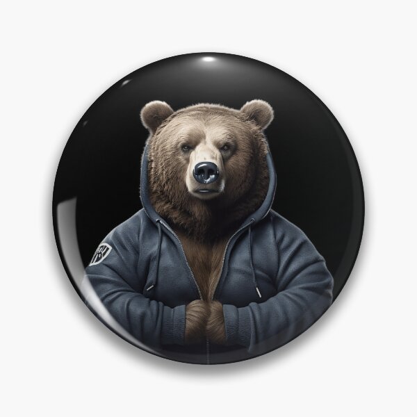 Item preview, Bruiser Bear, The Grizzly Coach designed and sold by BrushstrokesA.