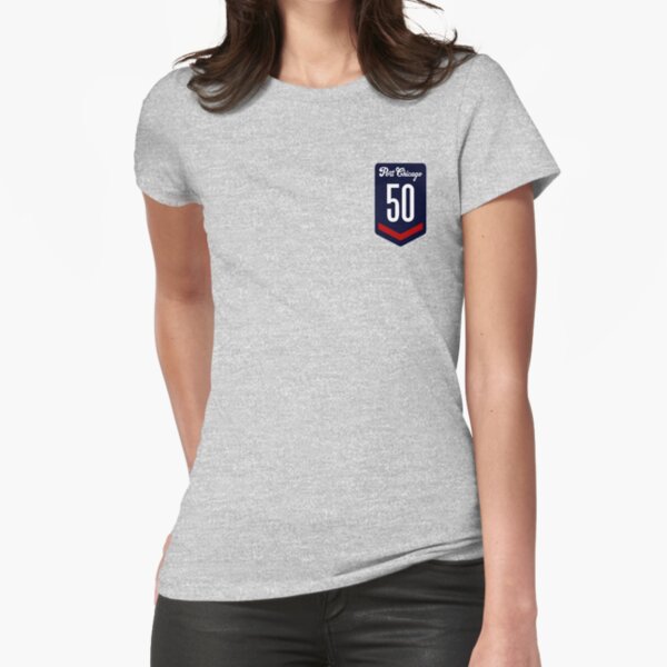 Port Chicago 50 Badge Graphic Fitted T-Shirt
