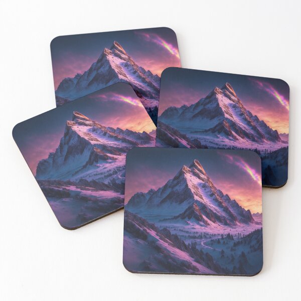 Item preview, An Awe-Inspiring Mountain Scene with a Prominent Ridge Line that Stretches Across the Horizon, Connecting a Series of Majestic Peaks in a Stunning Display of Nature's Power, Ai Generated Art designed and sold by AiGens.