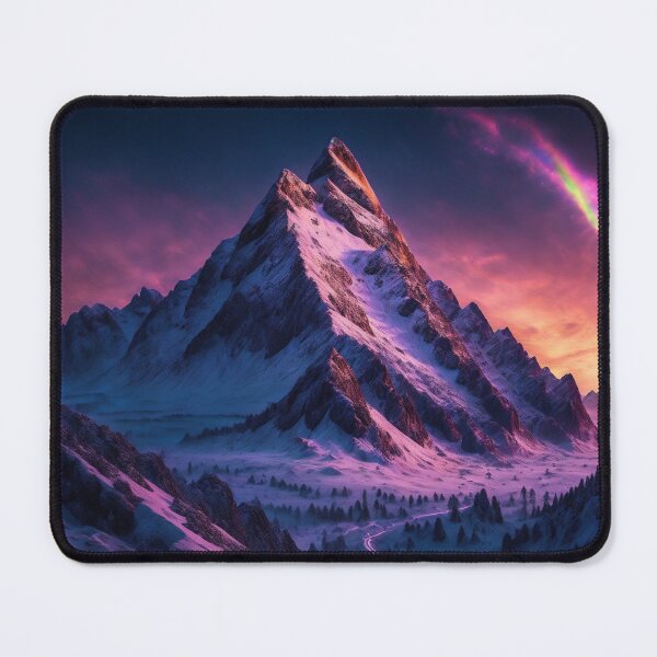 Item preview, An Awe-Inspiring Mountain Scene with a Prominent Ridge Line that Stretches Across the Horizon, Connecting a Series of Majestic Peaks in a Stunning Display of Nature's Power, Ai Generated Art designed and sold by AiGens.