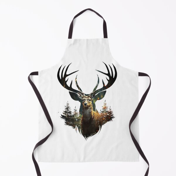 Item preview, Wildlife Wonderland: Majestic Deer Head in Enchanting Forest designed and sold by BNCH44.
