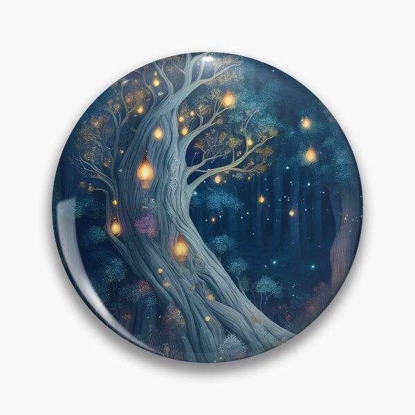 Item preview, Fairy Butterfly Mushrooms Forest designed and sold by druidwolfart.