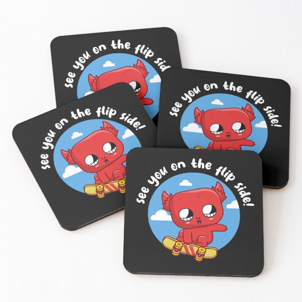 Item preview, Skateboarding cheeky devil (on dark colors) designed and sold by messy-nessie.