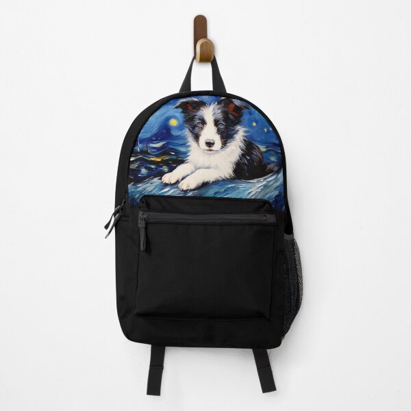 Item preview, Cute Border Collie Starry Night, Adorable Border Collie Puppy designed and sold by Orianah.
