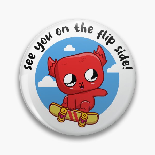 Item preview, Skateboarding cheeky devil (on light colors) designed and sold by messy-nessie.