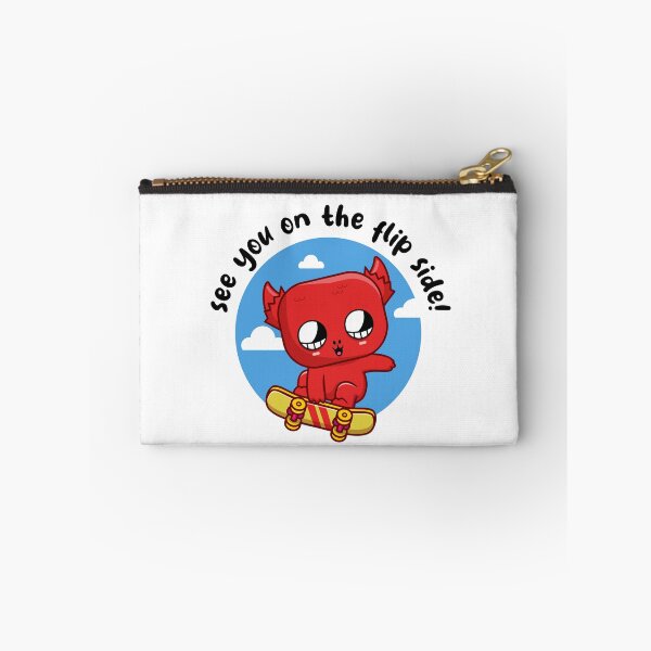 Item preview, Skateboarding cheeky devil (on light colors) designed and sold by messy-nessie.