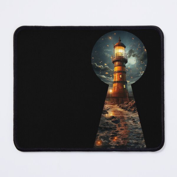 Item preview, Secrets of the Sea: Lighthouse Revealed Through Keyhole designed and sold by BNCH44.
