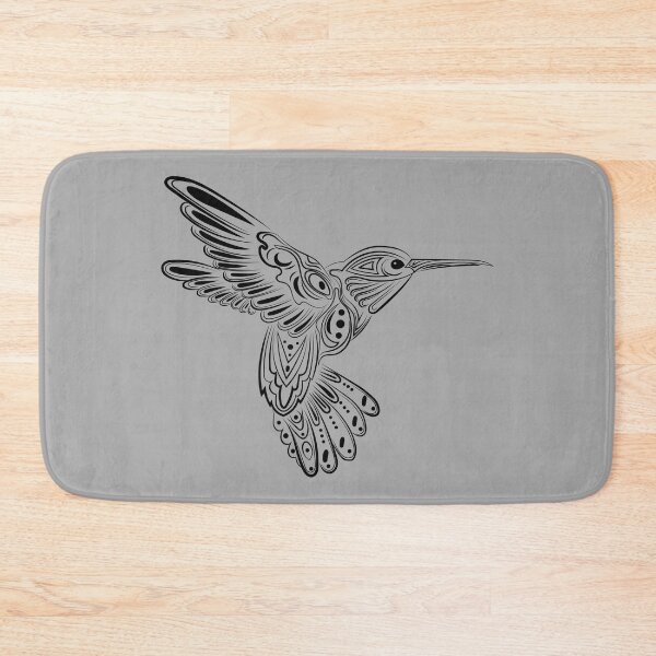 Item preview, Hummingbird Black and White designed and sold by LoujosDesign.