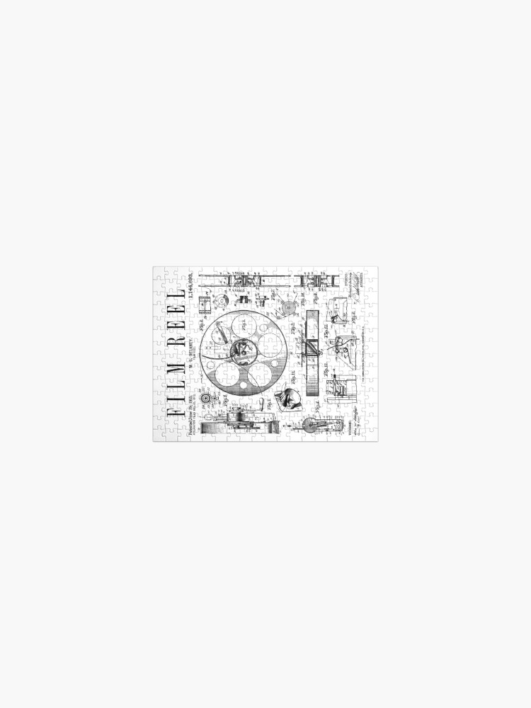 Cinematography Movie Film Reel Camera Vintage Patent Print Art