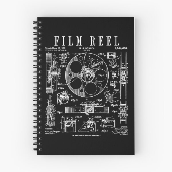 Item preview, Cinematography Movie Film Reel Camera Vintage Patent Print designed and sold by GrandeDuc.