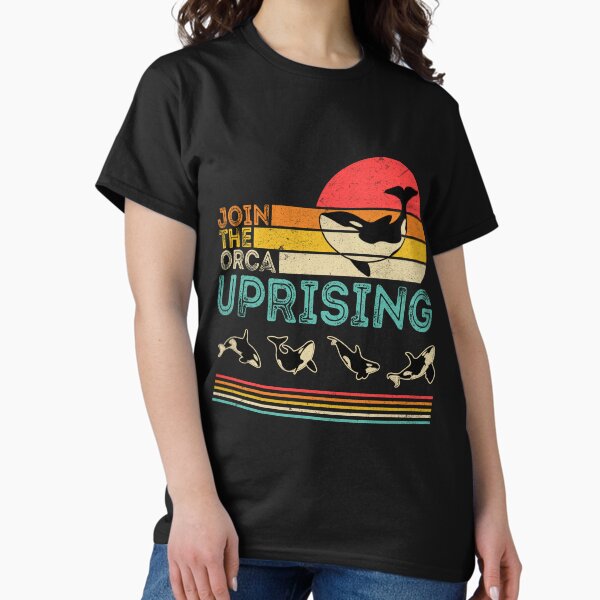 Item preview, Join The Orca Uprising 2023 Whales Attack Vintage designed and sold by lonaarts8.
