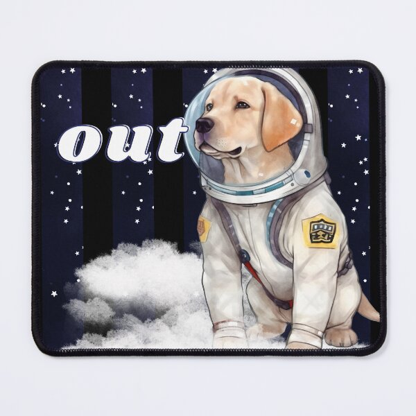 Item preview, Chill out - Labrador Retriver Astronaut, rest and relaxation. Relax and calm. Calm down, chill out. Funny Spacedog designed and sold by PupilLove.
