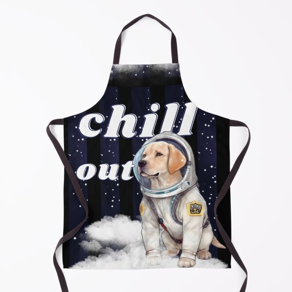 Item preview, Chill out - Labrador Retriver Astronaut, rest and relaxation. Relax and calm. Calm down, chill out. Funny Spacedog designed and sold by PupilLove.