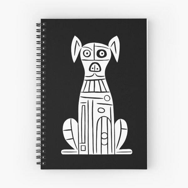 Item preview, Abstract Harmony: Black and White Dog Sculpted in Shapes designed and sold by BNCH44.