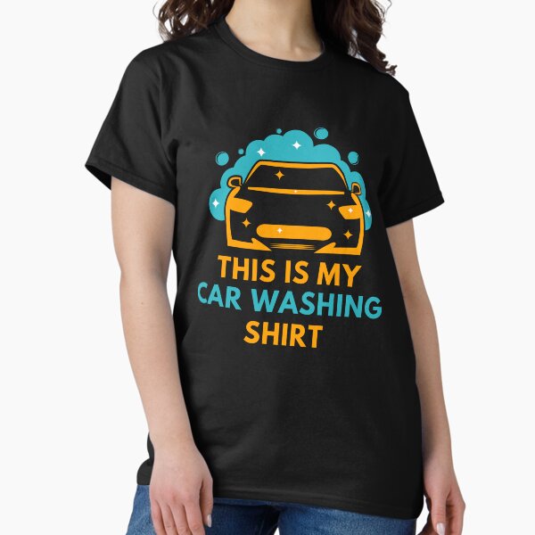 Vista previa del artículo con la obra «Camisa de lavado de autos», diseñado y vendido por SwejdDesign.