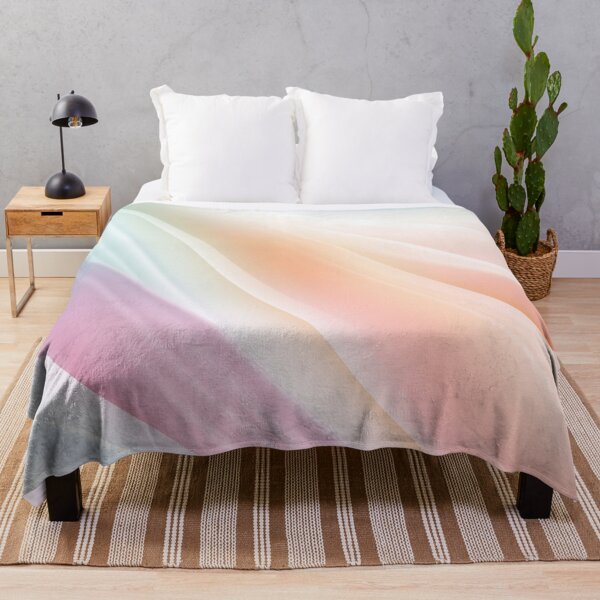 Item preview, Abstract rainbow textile waves background. Curved wave in motion. A soft background with a pastel-colored gradient. Fashion color trends. Soft focus. designed and sold by anytka.