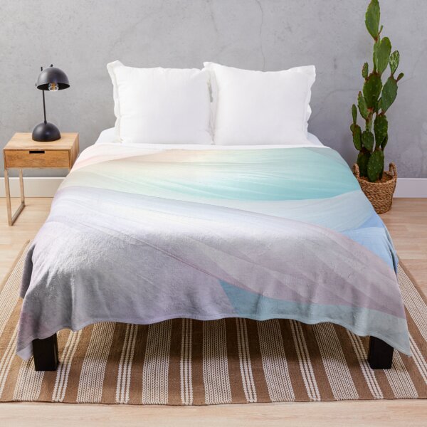 Item preview, Abstract rainbow textile waves background. Curved wave in motion. A soft background with a pastel-colored gradient. Fashion color trends. Soft focus. designed and sold by anytka.