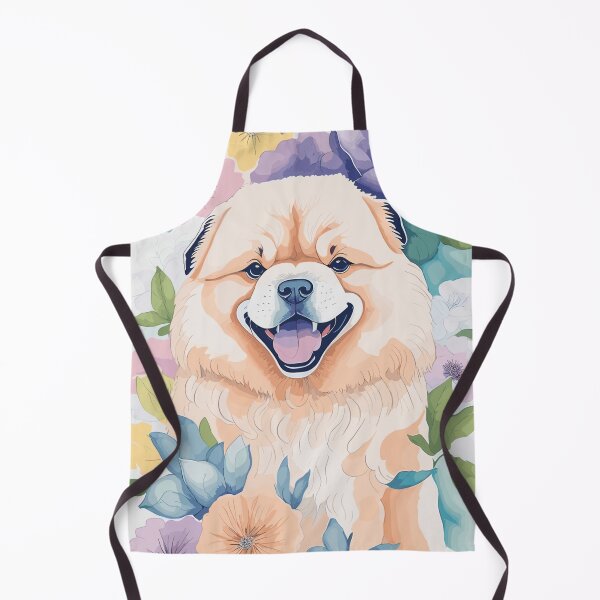 Item preview, Watercolor Chow Chow in a Pastel Garden designed and sold by blocarteartwork.