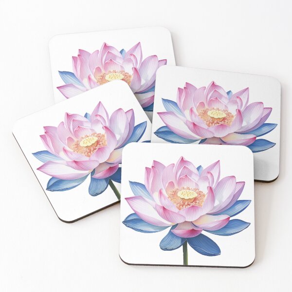 Item preview, A Single Flower of Lotus designed and sold by KumbayArt.
