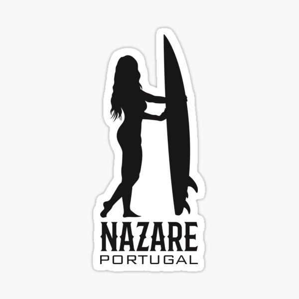 Artikel-Vorschau von Nazare Surfer Girl Portugal Geschenk, designt und verkauft von Macphisto Shirts.