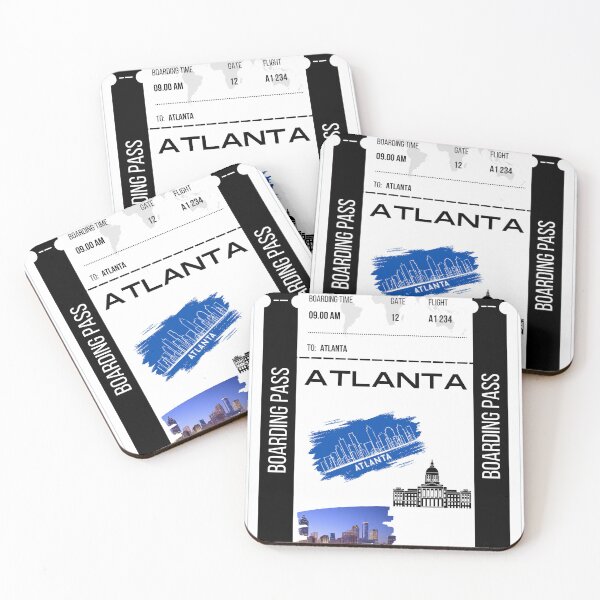Item preview, Atlanta Boarding Pass  designed and sold by Maxwell-More.