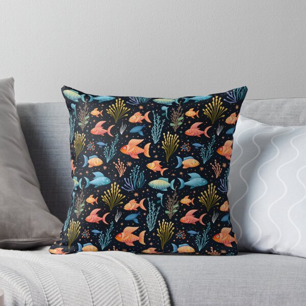 Item preview, Colorful Fish with a Datk Background  designed and sold by ComerPrintCo.