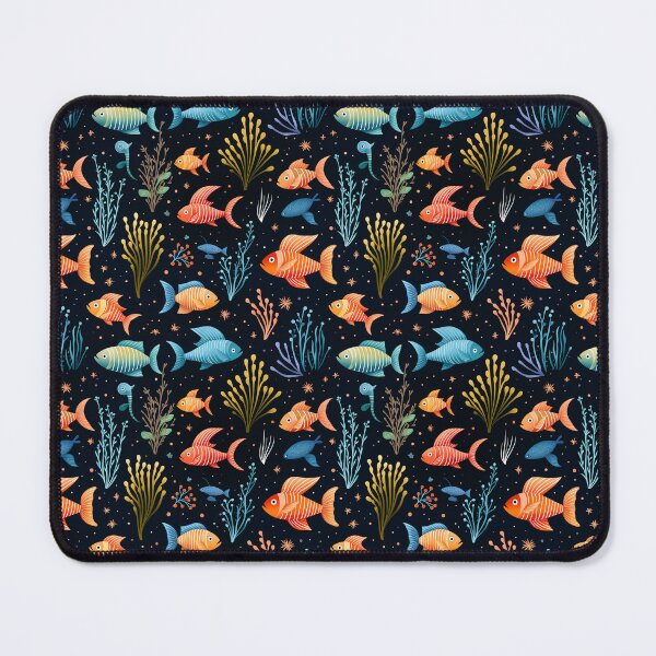 Item preview, Colorful Fish with a Datk Background designed and sold by ComerPrintCo.
