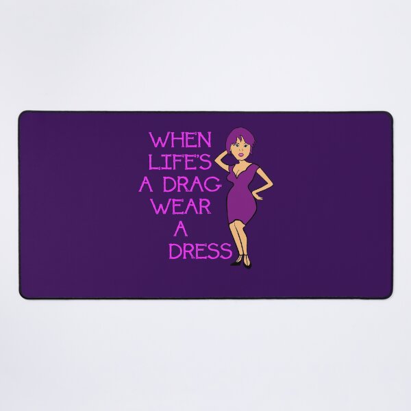 Item preview, When Lifes A Drag Wear A Dress Grungy Text designed and sold by taiche.