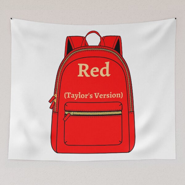 Item preview, Red (Taylor's Version) Backpack designed and sold by broadwaygirl142.