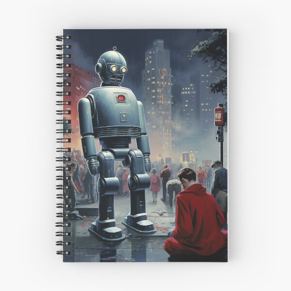 Item preview, "The Benevolent Robot" designed and sold by Robots-Retros.