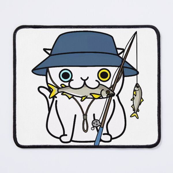 Item preview, cat fisherman designed and sold by Alexklim82.