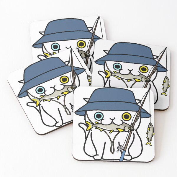 Item preview, cat fisherman designed and sold by Alexklim82.