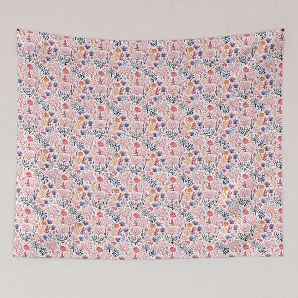 Item preview, Colorful Coral Pattern  designed and sold by ComerPrintCo.