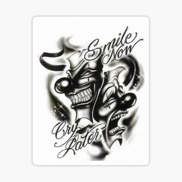 smile now cry later vinyl decal sticker on eBid United States