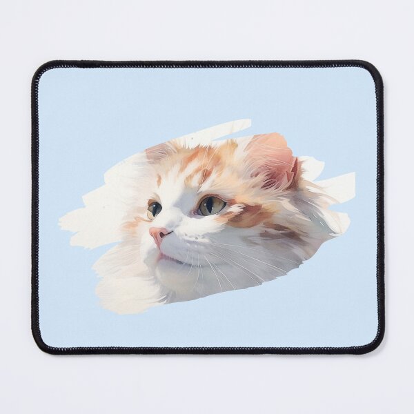 Item preview, Whiskered Watercolors: Captivating Face-Cat Portrait designed and sold by sukanda.