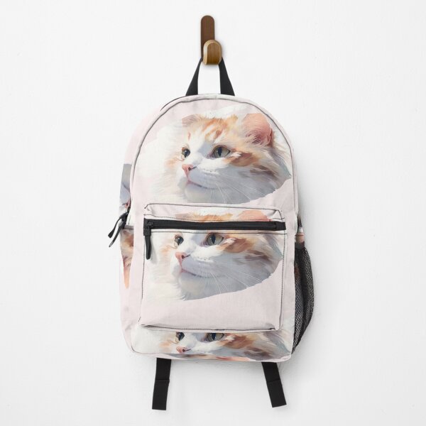 Item preview, Whiskered Watercolors: Captivating Face-Cat Portrait  designed and sold by sukanda.