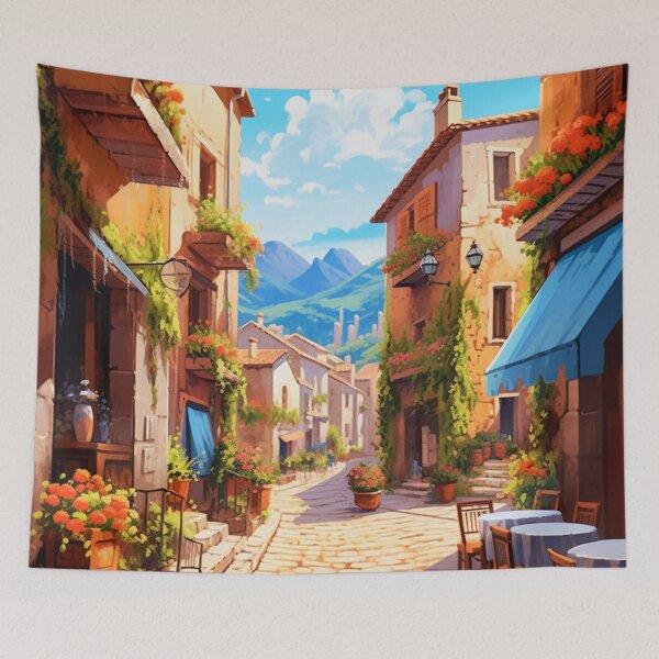 Item preview, An alley in Tuscany designed and sold by RedCosmos-.