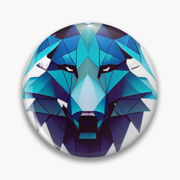 Item preview, Geometric Wolf  designed and sold by CraftyrCreator.