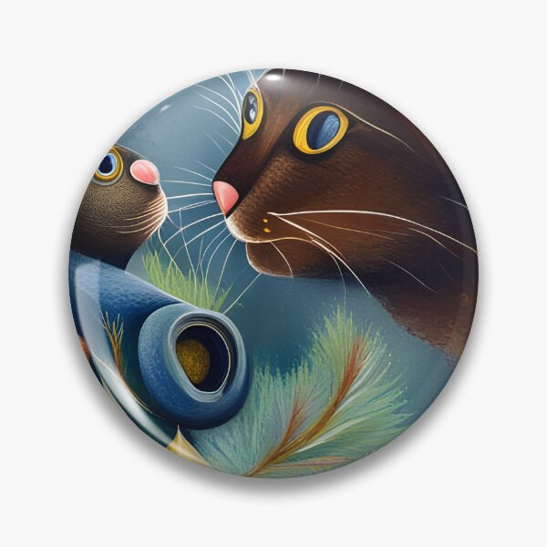 Item preview, Feline Frolics: A Playful Encounter of Cat and Mouse designed and sold by CreativeCircus.