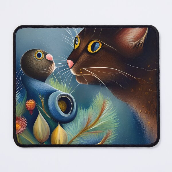 Item preview, Feline Frolics: A Playful Encounter of Cat and Mouse designed and sold by CreativeCircus.