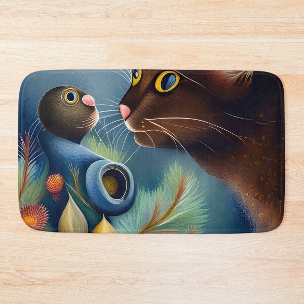 Item preview, Feline Frolics: A Playful Encounter of Cat and Mouse designed and sold by CreativeCircus.