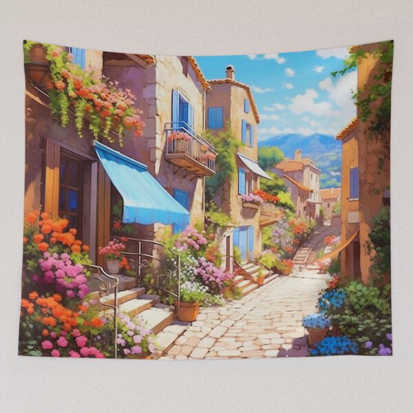 Item preview, Sunny weather in a small village  designed and sold by RedCosmos-.