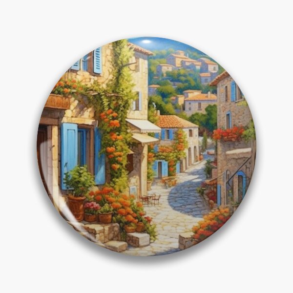 Item preview, A colorful morning in the outskirts of Rome designed and sold by RedCosmos-.