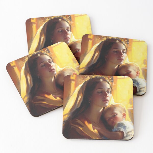 Item preview, Mary & Jesus: Biblical Realism designed and sold by Digital-Art-Co.