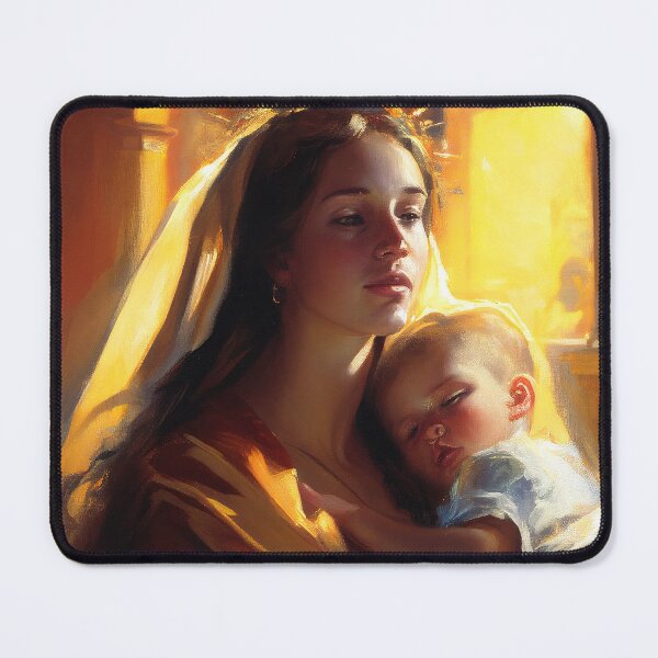 Item preview, Mary & Jesus: Biblical Realism designed and sold by Digital-Art-Co.