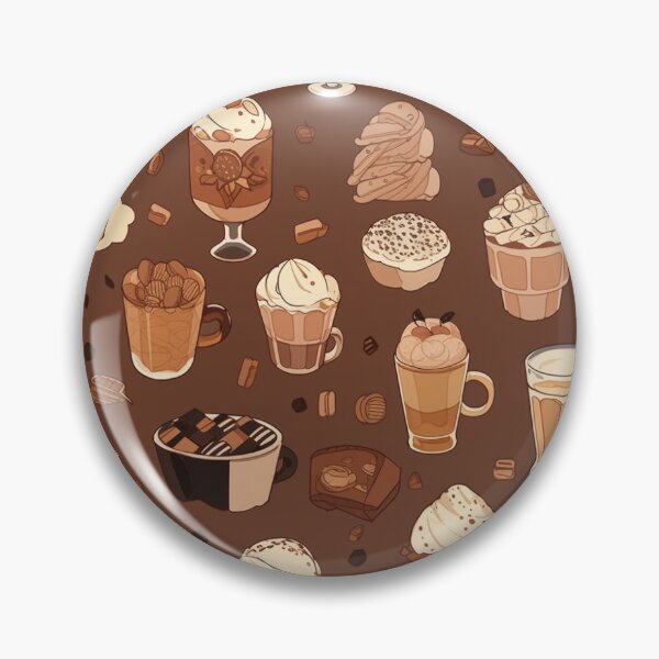 Item preview, Coffee Whimsy: A Delightful Dance of Beans and Cups designed and sold by RooTheCreative.