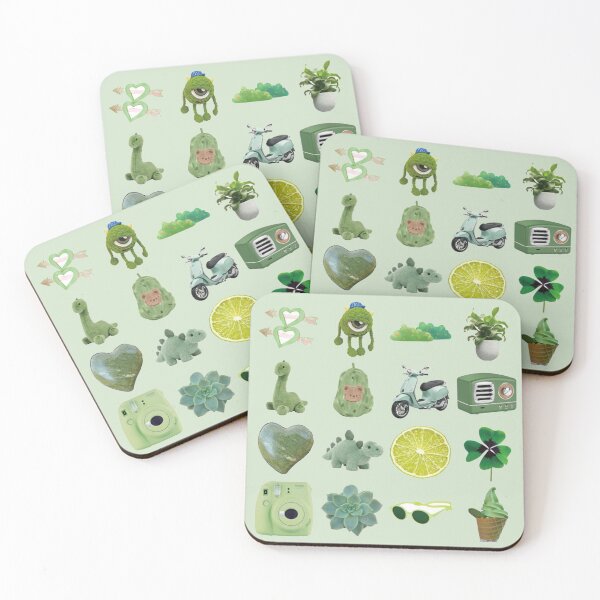 Item preview, Sage green sticker stack designed and sold by The Visual Collective.
