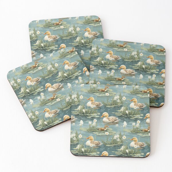 Item preview, Cute Duckling - Duck in the Water designed and sold by ComerPrintCo.